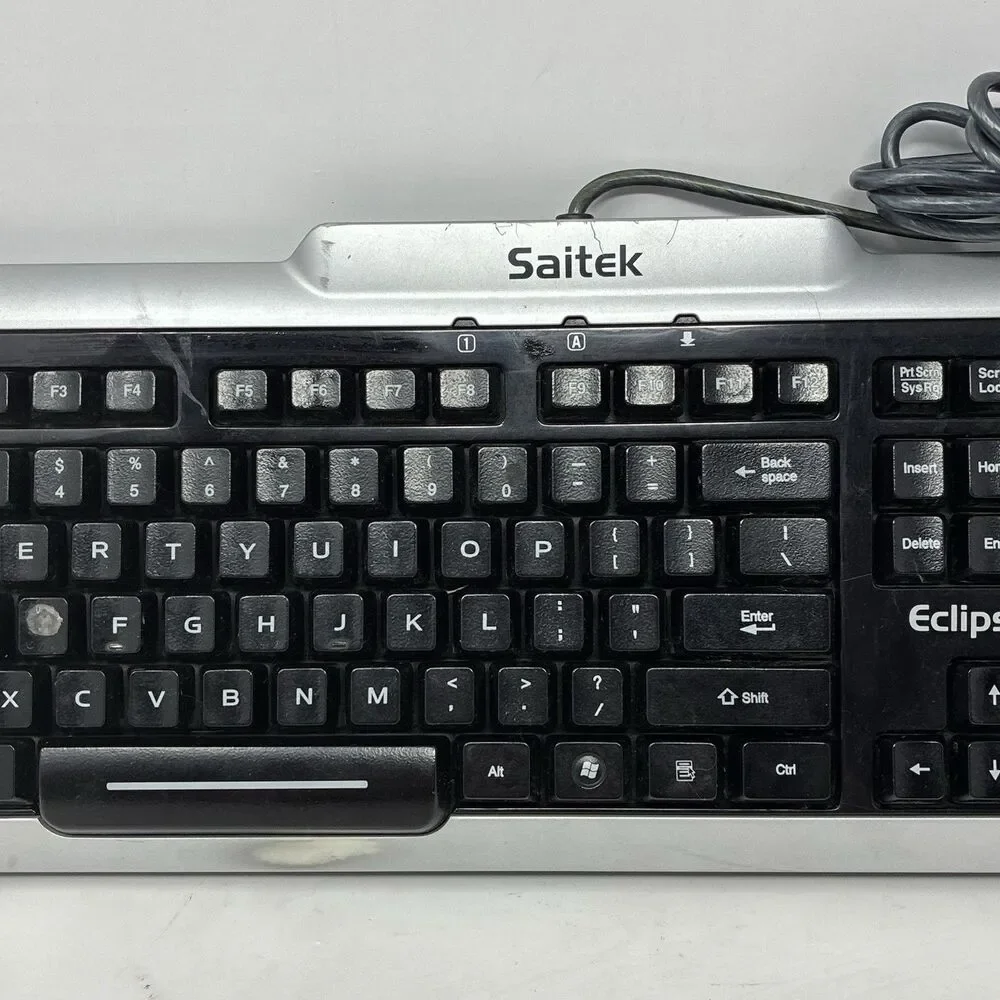 Saitek Eclipse II Keyboard PK02AU Model KU-0603 • Works